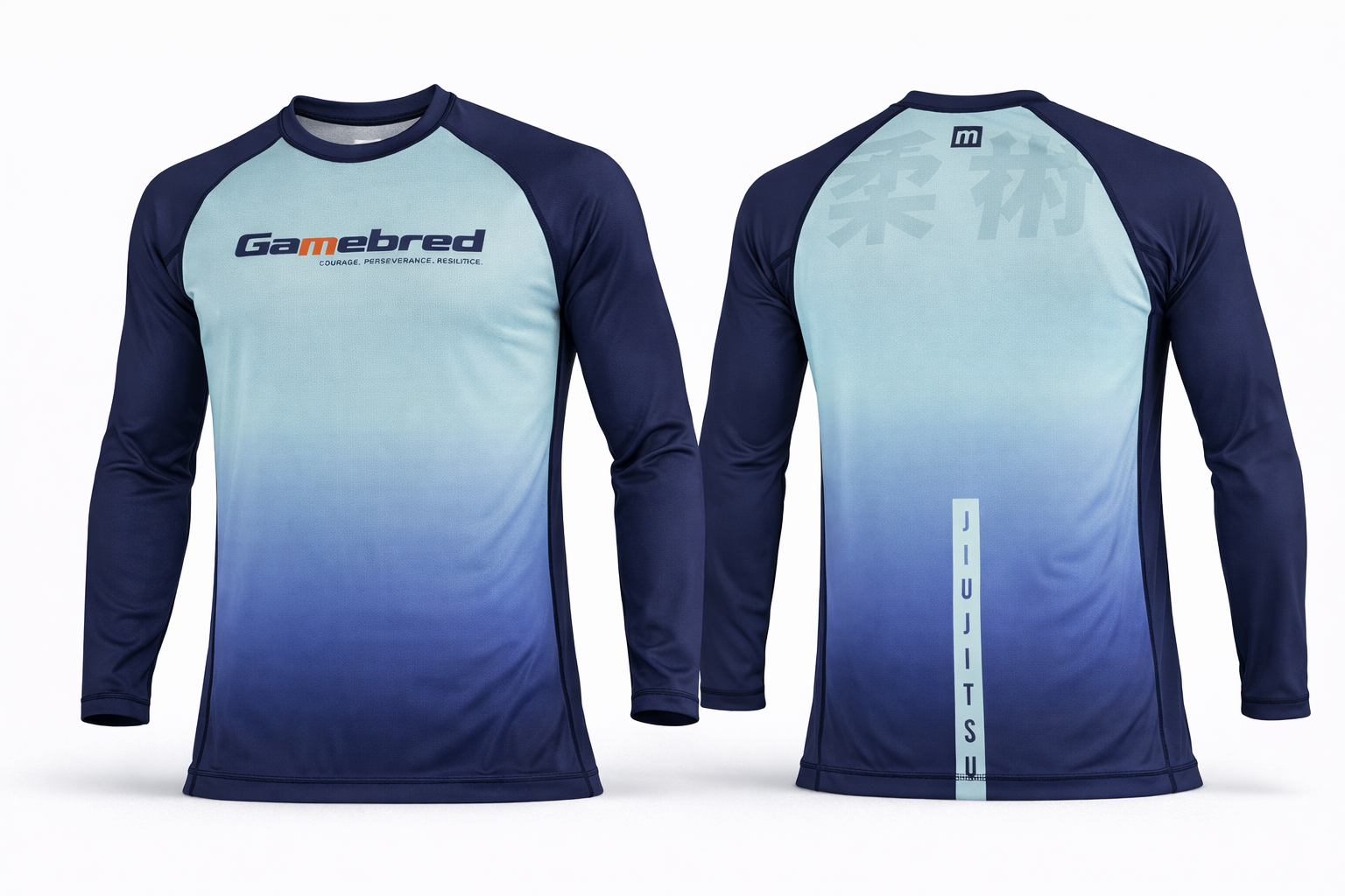 Gamebred Men’s Long Sleeve Rash Guard | MMA · BJJ · No-Gi · Training